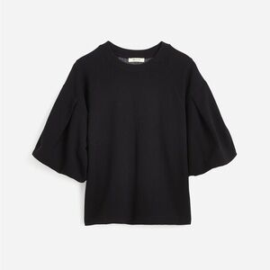 Madewell Puff Sleeve Sweatshirt Tee